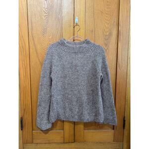 Brown and Burgundy Ann Taylor Sweater - Women's Small